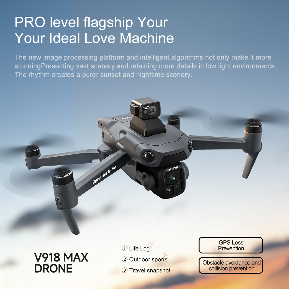 V918 Max Drone GPS Laser Obsta - Jjrc Drone X12 review and price