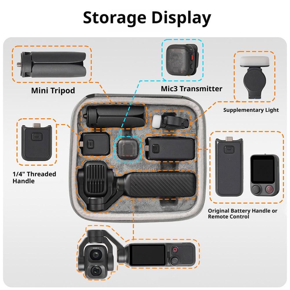 for dji Osmo Pocket 4P Carryin - Drone Gimbal Case review and price